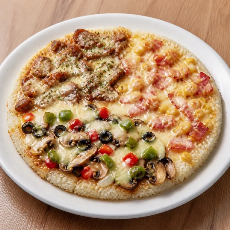 Triple Combo Baengmi Screen Pizza