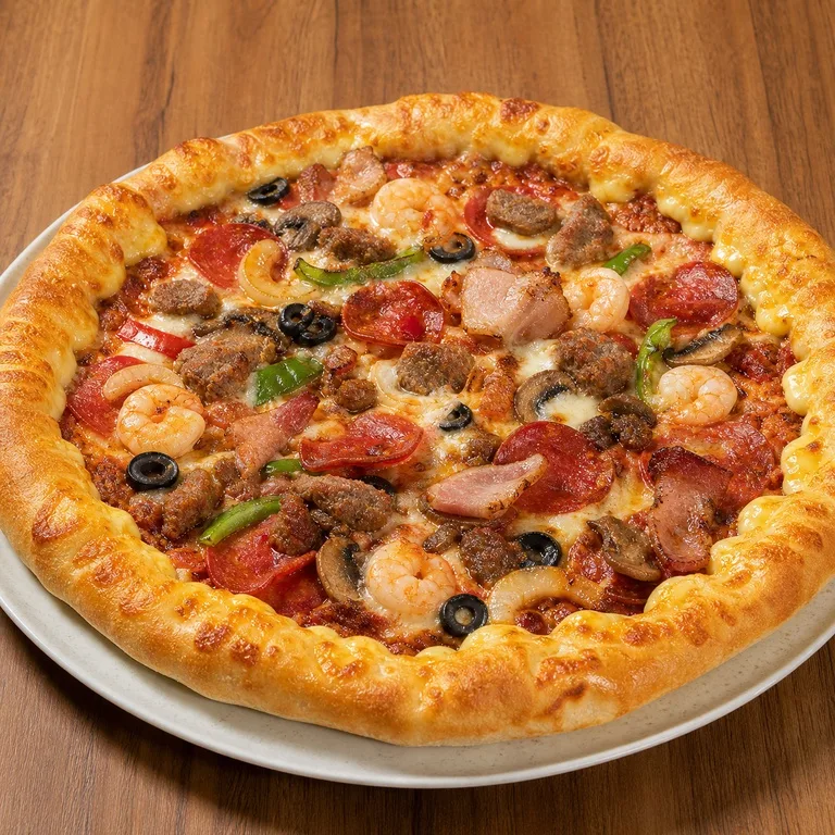 Triple Combo Cheddar Crema Crust Pizza