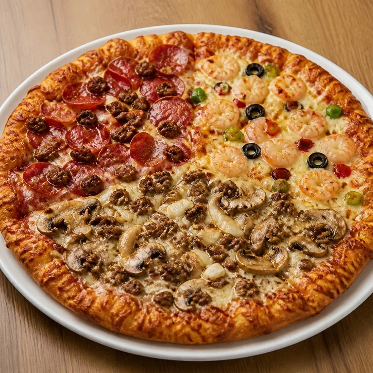 Triple Combo Pan Pizza