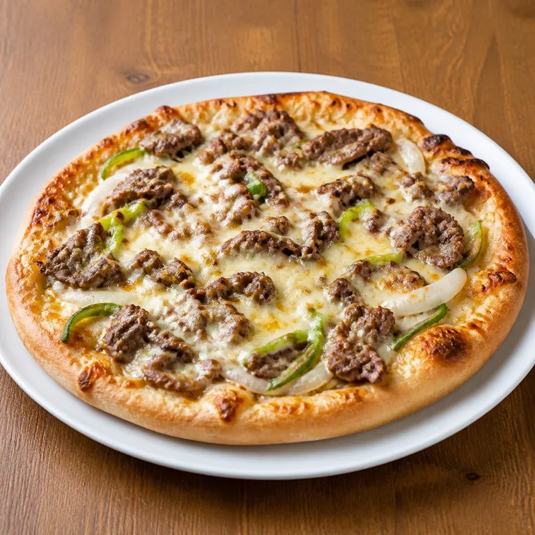 Pilradelpia Cheese Steak Original Pizza