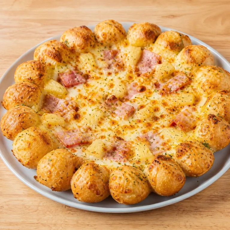 Hawaiian Gold Ring Pizza