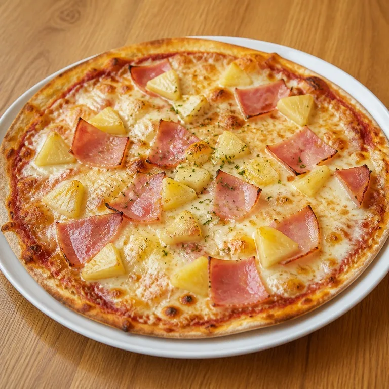 Hawaiian Thin Pizza