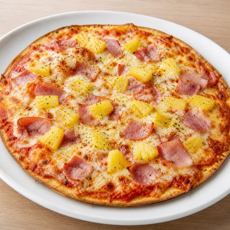 Hawaiian Thin Pizza